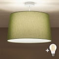 Brilagi - LED plafonski luster CERIA 1xE27/60W/230V, prečnik 45 cm, bela/zelena