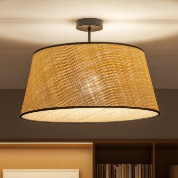 Brilagi - LED plafonski luster CERIA 1xE27/60W/230V prečnik 50 cm crna/bež