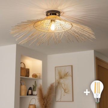 Brilagi - LED plafonski luster CERIA BOHO 1xE27/40W/230V prečnik 100 cm bambus