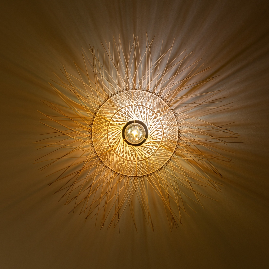 Brilagi - LED plafonski luster CERIA BOHO 1xE27/40W/230V prečnik 100 cm bambus