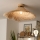 Brilagi - LED plafonski luster CERIA BOHO 1xE27/40W/230V prečnik 100 cm ratan/hrast