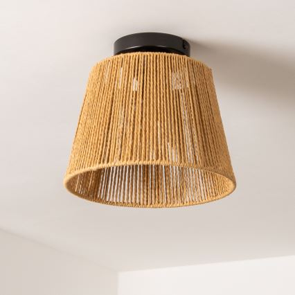 Brilagi - LED plafonski luster CERIA BOHO 1xE27/40W/230V prečnik 28 cm braon