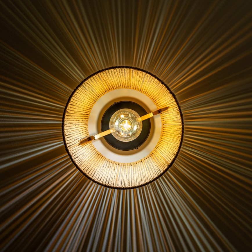 Brilagi - LED plafonski luster CERIA BOHO 1xE27/40W/230V prečnik 28 cm braon