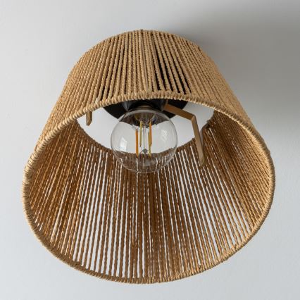 Brilagi - LED plafonski luster CERIA BOHO 1xE27/40W/230V prečnik 28 cm braon