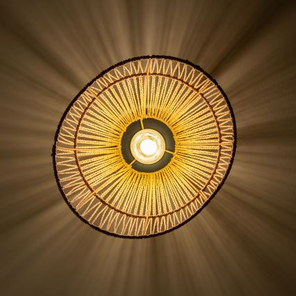 Brilagi - LED plafonski luster CERIA BOHO 1xE27/40W/230V prečnik 30 cm braon