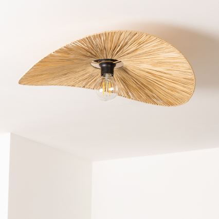 Brilagi - LED plafonski luster CERIA BOHO 1xE27/40W/230V, prečnik 60 cm, rafija