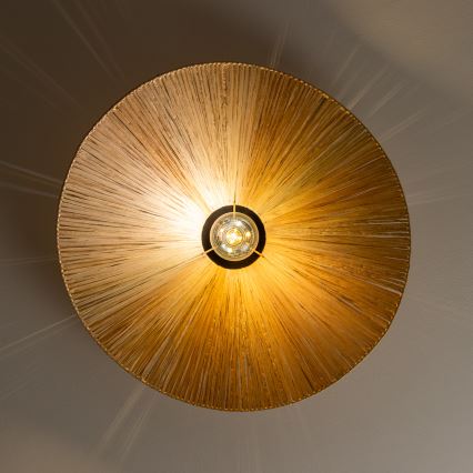 Brilagi - LED plafonski luster CERIA BOHO 1xE27/40W/230V, prečnik 60 cm, rafija