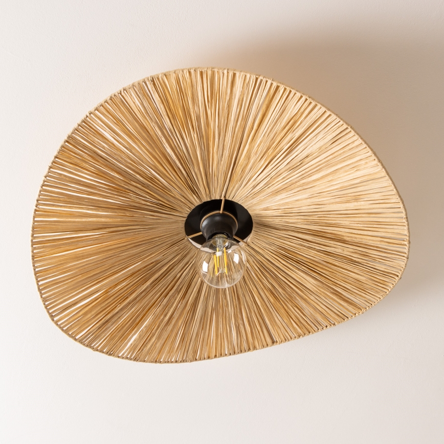 Brilagi - LED plafonski luster CERIA BOHO 1xE27/40W/230V, prečnik 60 cm, rafija