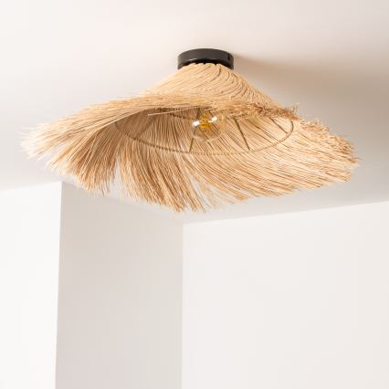 Brilagi - LED plafonski luster CERIA BOHO 1xE27/40W/230V, prečnik 70 cm, ratan