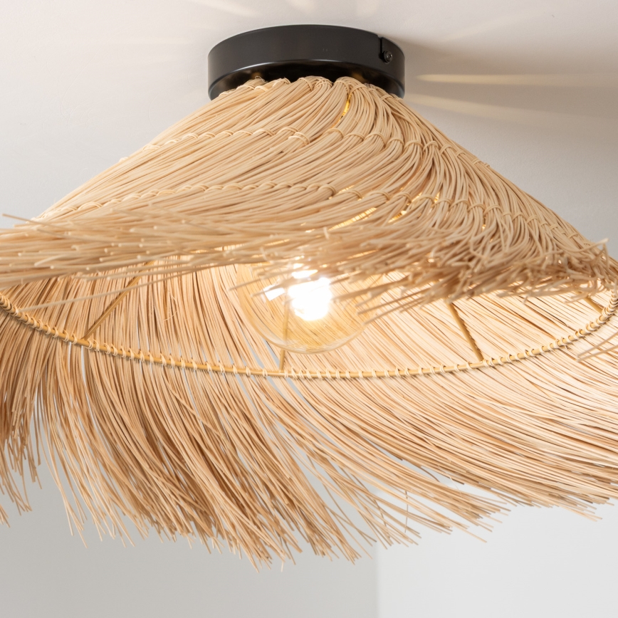Brilagi - LED plafonski luster CERIA BOHO 1xE27/40W/230V, prečnik 70 cm, ratan