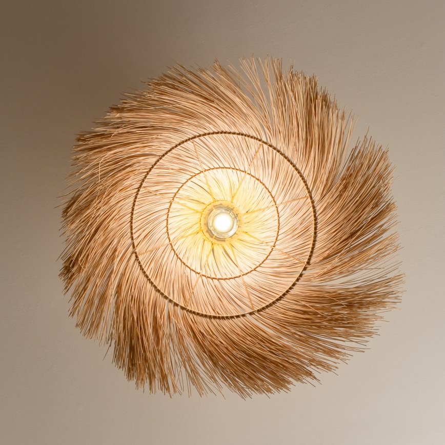 Brilagi - LED plafonski luster CERIA BOHO 1xE27/40W/230V, prečnik 70 cm, ratan