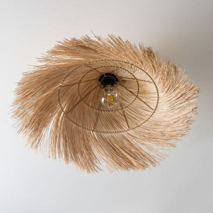 Brilagi - LED plafonski luster CERIA BOHO 1xE27/40W/230V, prečnik 70 cm, ratan