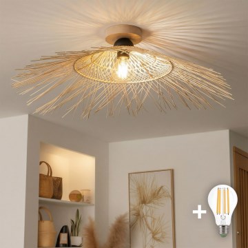 Brilagi - LED plafonski luster CERIA BOHO 1xE27/40W/230V prečnika 100 cm bambus/hrast