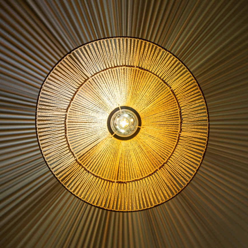 Brilagi - LED plafonski luster CERIA BOHO 1xE27/40W/230V prečnika 50 cm braon