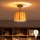 Brilagi - LED plafonski luster CERIA BOHO 1xE27/60W/230V preč. 20 cm crna/rafija