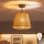 Brilagi - LED plafonski luster CERIA BOHO 1xE27/60W/230V prečnik 28 cm crna/smeđa