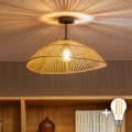 BRILAGI - LED plafonski luster CERIA BOHO 1xE27/60W/230V prečnik 50 cm crna/braon