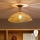Brilagi - LED plafonski luster CERIA BOHO 1xE27/60W/230V prečnik 50 cm crna/braon