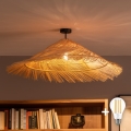 BRILAGI - LED plafonski luster CERIA BOHO 1xE27/60W/230V prečnika 100 cm crna/bež