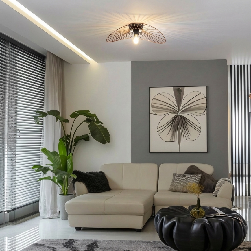 Brilagi - LED plafonski luster CERIA WIRE 1xE27/40W/230V 40x56 cm bronza