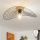 Brilagi - LED plafonski luster CERIA WIRE 1xE27/40W/230V 40x56 cm crna/hrast