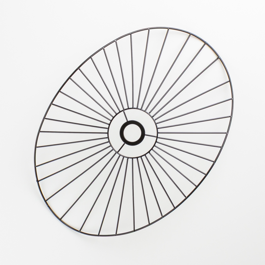 Brilagi - LED plafonski luster CERIA WIRE 1xE27/40W/230V 40x56 cm crna/hrast