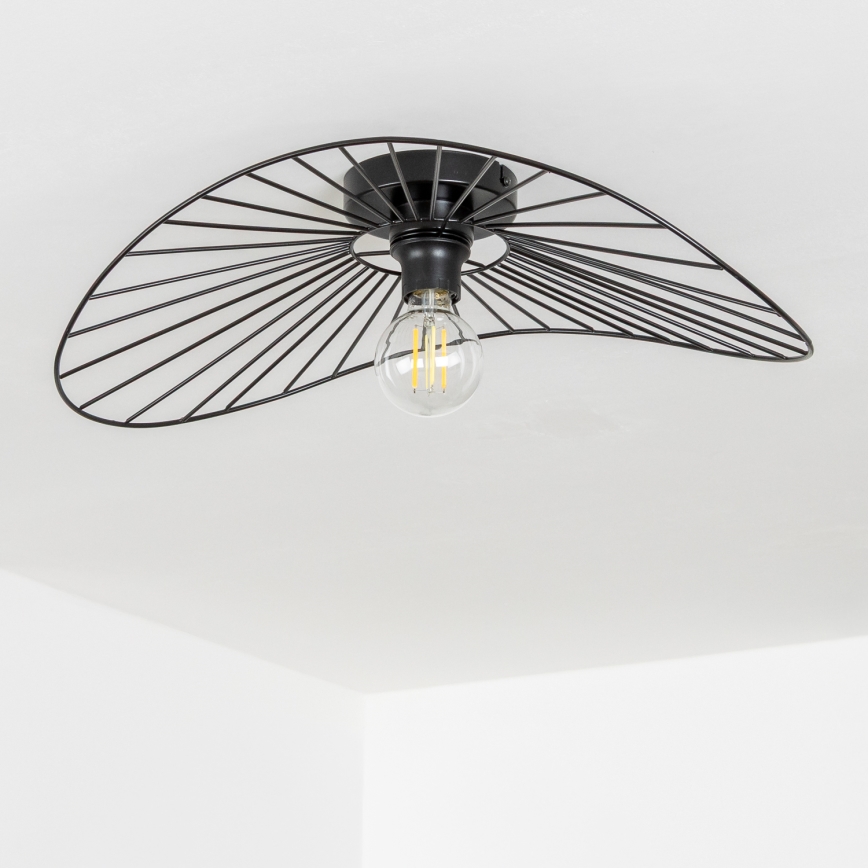 Brilagi - LED plafonski luster CERIA WIRE 1xE27/40W/230V 40x56 cm crni