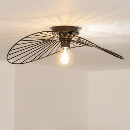 Brilagi - LED plafonski luster CERIA WIRE 1xE27/40W/230V 40x56 cm crni