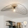 Brilagi - LED plafonski luster CERIA WIRE 1xE27/40W/230V 60x80 cm crna/hrast