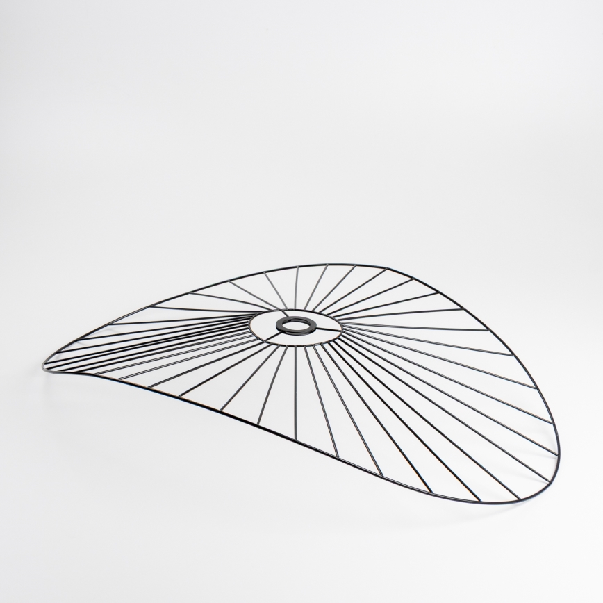 Brilagi - LED plafonski luster CERIA WIRE 1xE27/40W/230V 60x80 cm crna/hrast