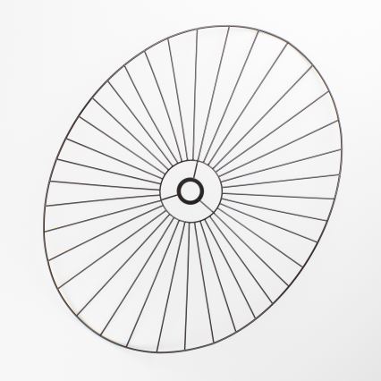 Brilagi - LED plafonski luster CERIA WIRE 1xE27/40W/230V 60x80 cm crna/hrast