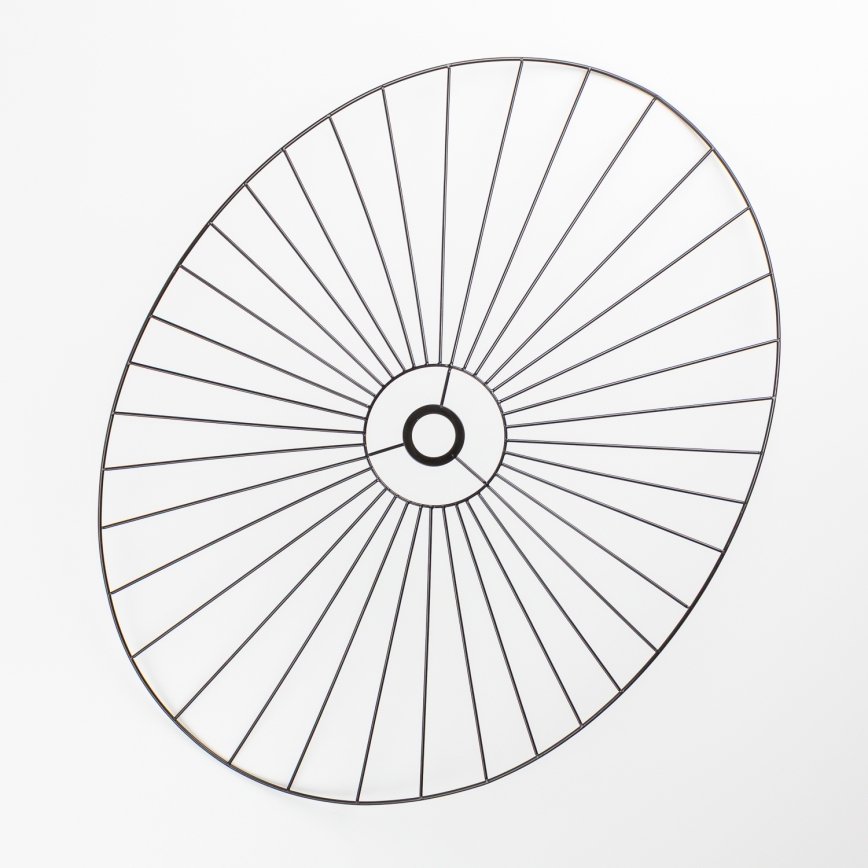 Brilagi - LED plafonski luster CERIA WIRE 1xE27/40W/230V 60x80 cm crna/hrast