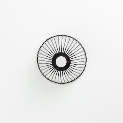 Brilagi - LED plafonski luster CERIA WIRE 1xE27/40W/230V prečnik 21 cm crna/hrast