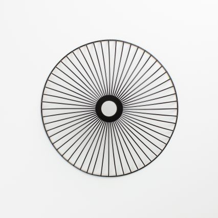 Brilagi - LED plafonski luster CERIA WIRE 1xE27/40W/230V prečnik 26 cm crna/hrast
