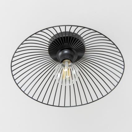 Brilagi - LED plafonski luster CERIA WIRE 1xE27/40W/230V prečnik 26 cm crna
