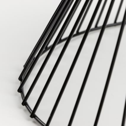 Brilagi - LED plafonski luster CERIA WIRE 1xE27/40W/230V prečnik 30 cm crna/hrast