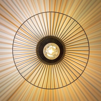 Brilagi - LED plafonski luster CERIA WIRE 1xE27/40W/230V, prečnik 38 cm, crne boje