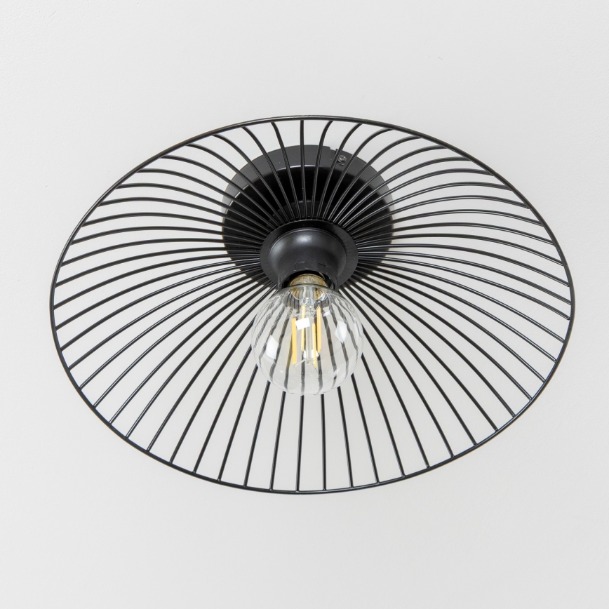 Brilagi - LED plafonski luster CERIA WIRE 1xE27/40W/230V, prečnik 38 cm, crne boje