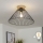 Brilagi - LED plafonski luster CERIA WIRE 1xE27/40W/230V prečnik 45 cm crna/hrast
