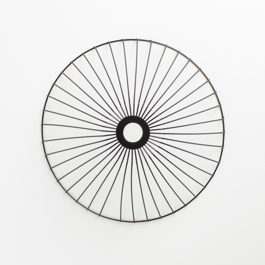 Brilagi - LED plafonski luster CERIA WIRE 1xE27/40W/230V prečnik 45 cm crna/hrast