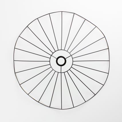 Brilagi - LED plafonski luster CERIA WIRE 1xE27/40W/230V prečnik 60 cm crna/hrast