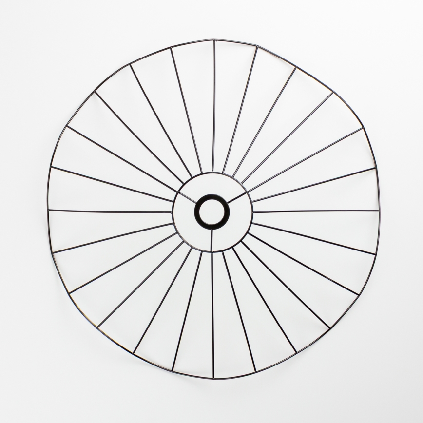 Brilagi - LED plafonski luster CERIA WIRE 1xE27/40W/230V prečnik 60 cm crna/hrast