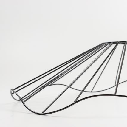 Brilagi - LED plafonski luster CERIA WIRE 1xE27/40W/230V prečnik 60 cm crna/hrast