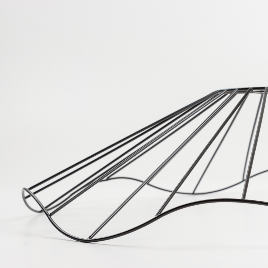 Brilagi - LED plafonski luster CERIA WIRE 1xE27/40W/230V prečnik 60 cm crna/hrast