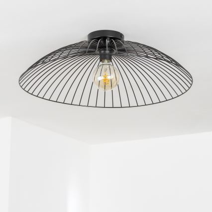 Brilagi - LED plafonski luster CERIA WIRE 1xE27/40W/230V, prečnik 60 cm, crna