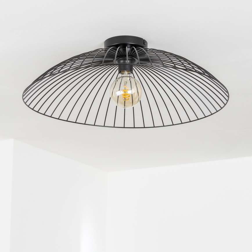 Brilagi - LED plafonski luster CERIA WIRE 1xE27/40W/230V, prečnik 60 cm, crna