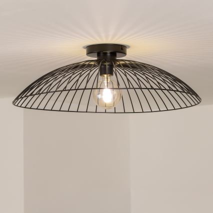 Brilagi - LED plafonski luster CERIA WIRE 1xE27/40W/230V, prečnik 60 cm, crna