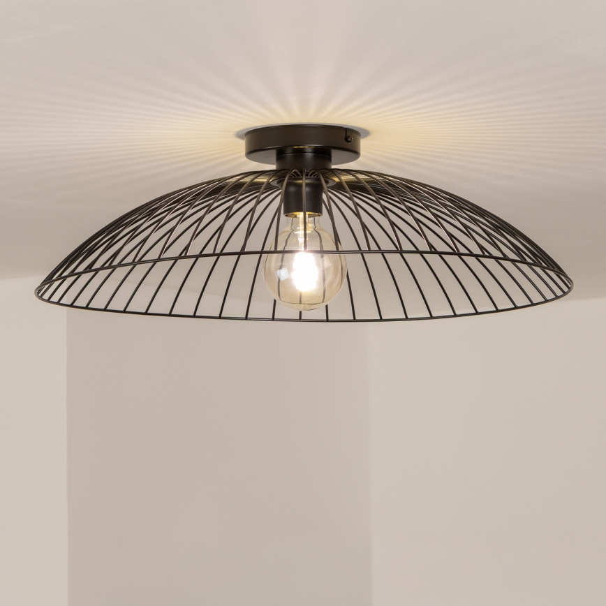 Brilagi - LED plafonski luster CERIA WIRE 1xE27/40W/230V, prečnik 60 cm, crna