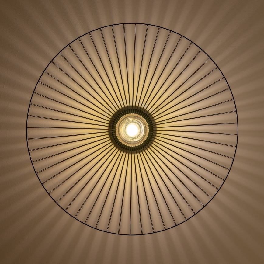 Brilagi - LED plafonski luster CERIA WIRE 1xE27/40W/230V, prečnik 60 cm, crna