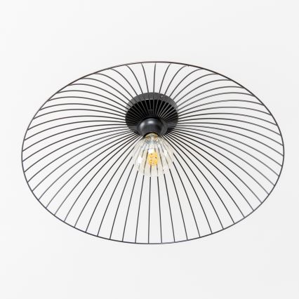 Brilagi - LED plafonski luster CERIA WIRE 1xE27/40W/230V, prečnik 60 cm, crna